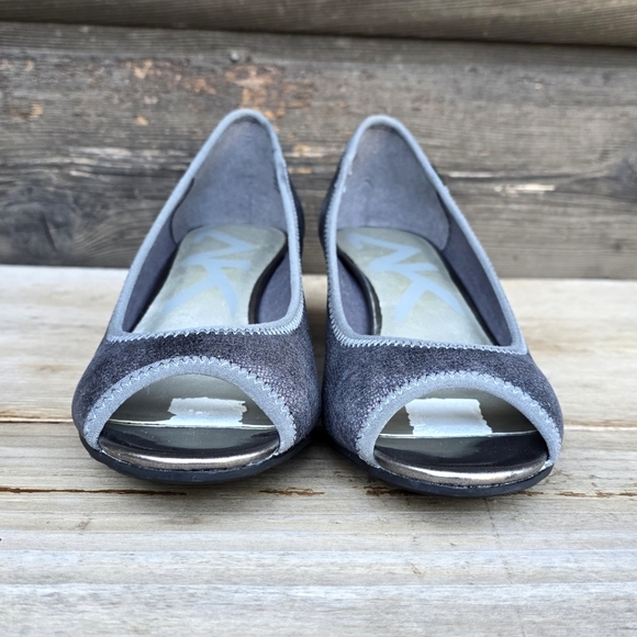 Anne Klein Sport Camrynne Modern Classic Peep Toe Comfort Wedge 7M - Picture 8 of 16